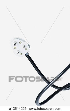 Close-up of an electric plug View Large Photo Image Stock Photography - Close-up of an electric plug. Fotosearch