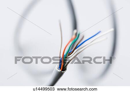 Close-up of multi-colored power cables View Large Photo Image Stock Image - Close-up of multi-colored power cables. Fotosearch