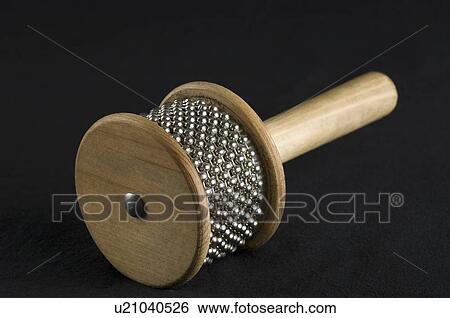 Close-up of a cabasa View Large Photo Image Stock Photograph - Close-up of a cabasa. Fotosearch
