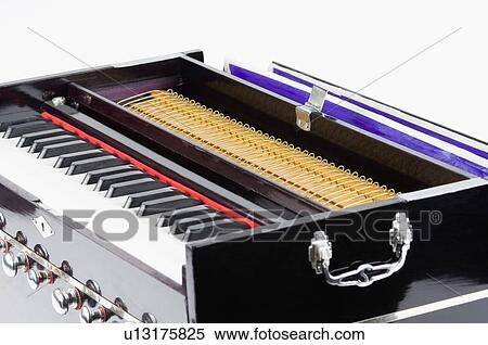 Stock Photography - Close-up of a harmonium. Fotosearch