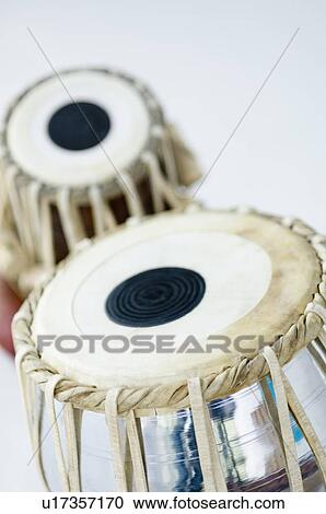 Close-up of two tablas View Large Photo Image Stock Image - Close-up of two tablas. Fotosearch
