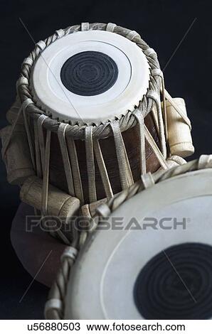Close-up of two tablas View Large Photo Image Stock Image - Close-up of two tablas. Fotosearch