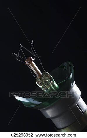 Close-up of a broken light bulb View Large Photo Image Stock Image - Close-up of a broken light bulb. Fotosearch