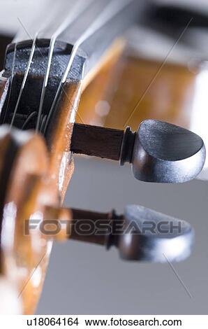 Picture - Close-up of a violin. Fotosearch