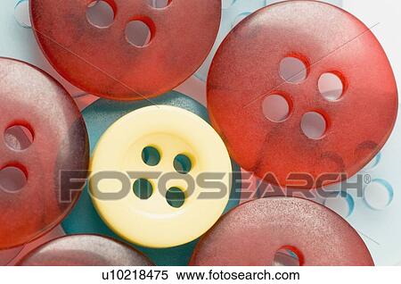 Stock Photography - Close-up of buttons. Fotosearch