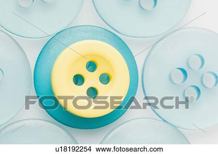 Picture - High angle view of buttons. Fotosearch
