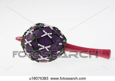 Stock Image - Close-up of a maracas. Fotosearch