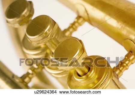 Picture - Close-up of a trumpet. Fotosearch