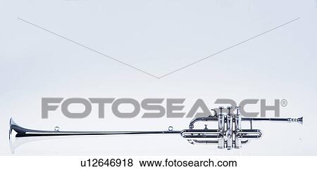 Stock Photo - Close-up of a trumpet. Fotosearch