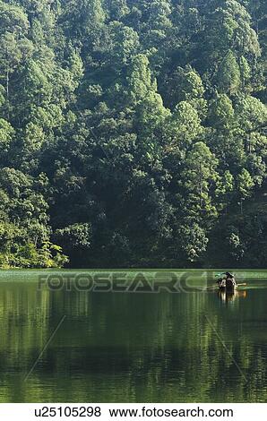 Boat in a lake View Large Photo Image Stock Photo - Boat in a lake. Fotosearch