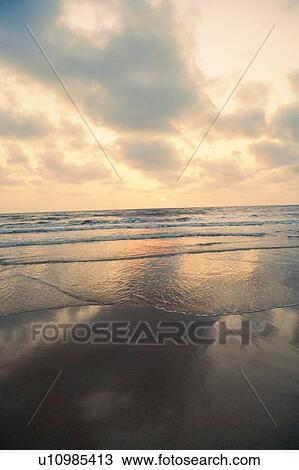 Reflection of clouds in the sea View Large Photo Image Stock Image - Reflection of clouds in the sea. Fotosearch