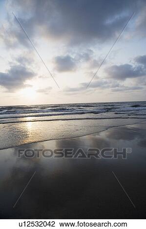 Reflection of clouds in the sea View Large Photo Image Stock Image - Reflection of clouds in the sea. Fotosearch