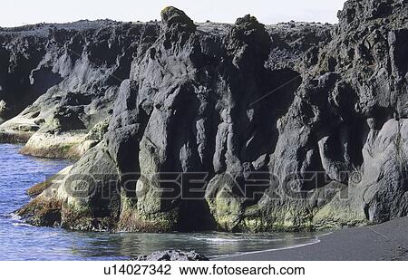 Rock formation in Bay BÂtvika. Jan Mayen, North Atlantic Island, Norway View Large Photo Image Stock Image - Rock formation in Bay BÂtvika. Jan Mayen, North Atlantic Island, Norway. Fotosearch