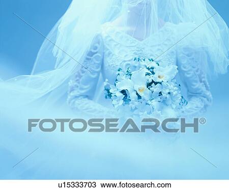 Bride With Bouquet View Large Photo Image Stock Image - Bride With Bouquet. Fotosearch