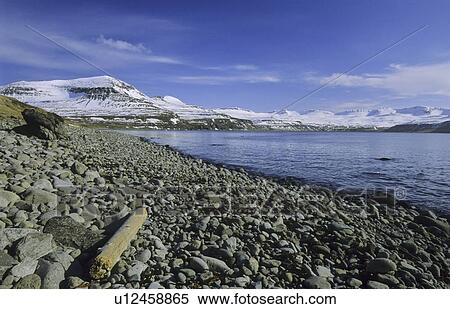 Coastline of the Hornvik Bay. Northern Iceland. View Large Photo Image Stock Photography - Coastline of the Hornvik Bay. Northern Iceland.. Fotosearch