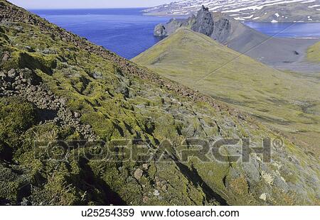 View from Danielssenkrateret towards Northeast and Mt Beerenberg, 2277m. Jan Mayen, North Atlantic Island, Norway View Large Photo Image Stock Photo - View from Danielssenkrateret towards Northeast and Mt Beerenberg, 2277m. Jan Mayen, North Atlantic Island, Norway. Fotosearch