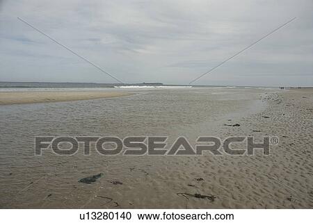 Stock Image - View to Farne islands, Northumberland, UK.. Fotosearch