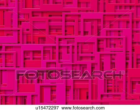 Stock Photo - Pink Rectangles. Fotosearch