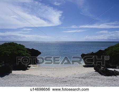 A Blue Sky And A Beach View Large Photo Image Stock Photograph - A Blue Sky And A Beach. Fotosearch