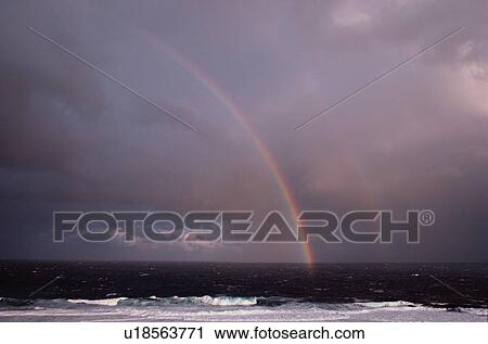 Rainbow Over Sea View Large Photo Image Stock Image - Rainbow Over Sea. Fotosearch