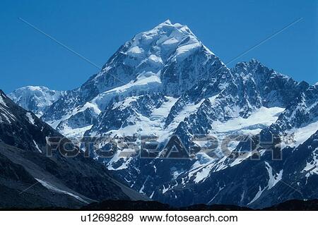Snowy Mountain Peak View Large Photo Image Stock Photo - Snowy Mountain Peak. Fotosearch