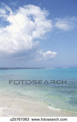 Stock Image - The Sea And Clouds. Fotosearch