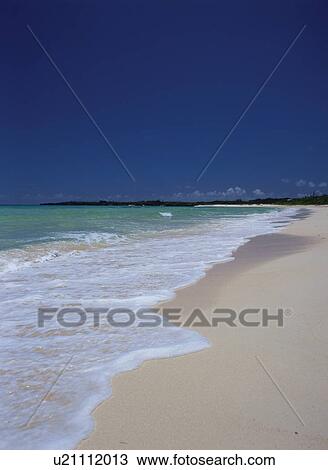 The Seashore And The Blue Sky Of White Sand View Large Photo Image Stock Image - The Seashore And The Blue Sky Of White Sand. Fotosearch