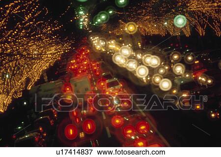 Christmas Illuminations View Large Photo Image Stock Photo - Christmas Illuminations. Fotosearch