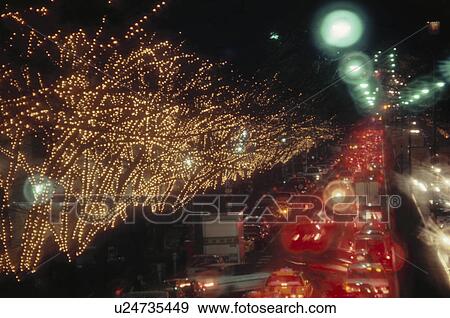 Christmas Illuminations View Large Photo Image Stock Photo - Christmas Illuminations. Fotosearch