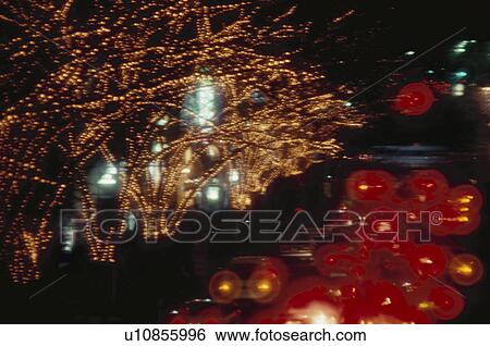 Stock Photograph - Christmas Illuminations. Fotosearch