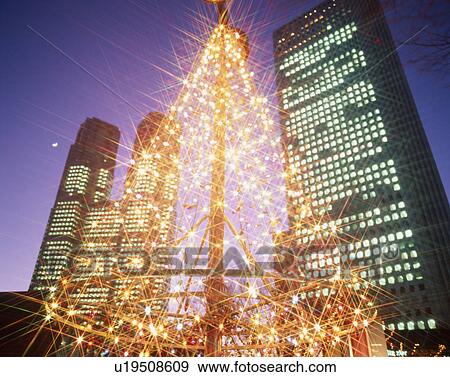 Stock Photo - City Christmas Tree. Fotosearch