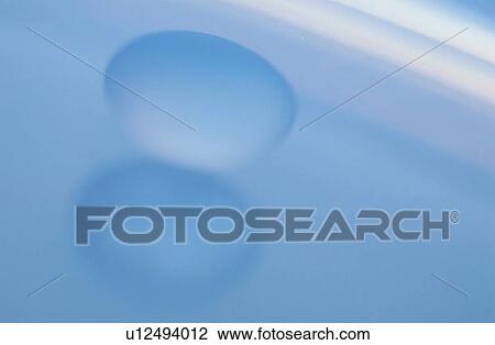 Stock Image - Oval In Blue. Fotosearch