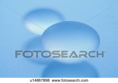 Stock Photo - Pair Of Blue Ovals. Fotosearch