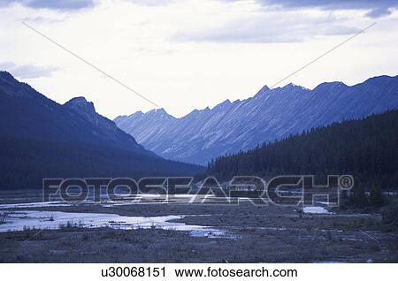 Stock Image - Canadian Rockies. Fotosearch