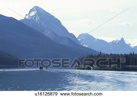 Stock Photo - Maligne Lake. Fotosearch