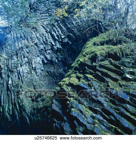Stock Photography - Mossy Rocks. Fotosearch