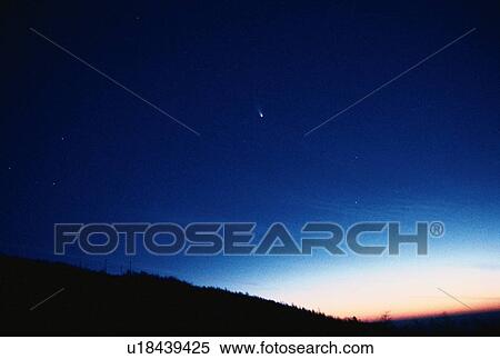 Star Above Silhouetted Forest View Large Photo Image Stock Photography - Star Above Silhouetted Forest. Fotosearch