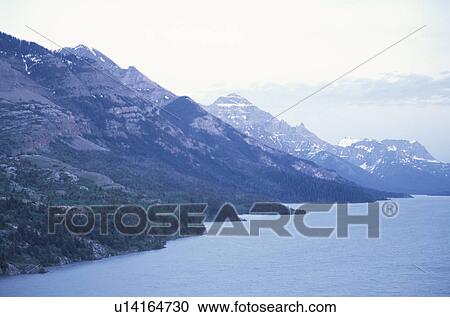 The Canadian Rockies And The Waterton Lake View Large Photo Image Stock Image - The Canadian Rockies And The Waterton Lake. Fotosearch
