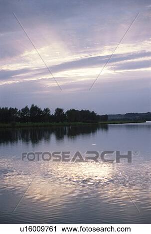 The Lakeside In A Morning Glow View Large Photo Image Stock Image - The Lakeside In A Morning Glow. Fotosearch