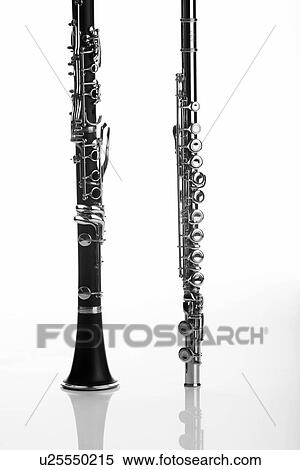 Stock Photography - Clarinet and flute. Fotosearch