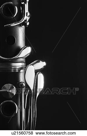 Stock Photo - Close-up of clarinet. Fotosearch