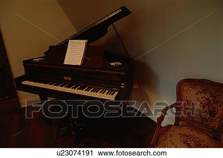 Grand Piano In Corner View Large Photo Image Stock Image - Grand Piano In Corner. Fotosearch