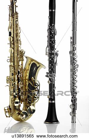 Saxophone, clarinet and flute View Large Photo Image Stock Photography - Saxophone, clarinet and flute. Fotosearch