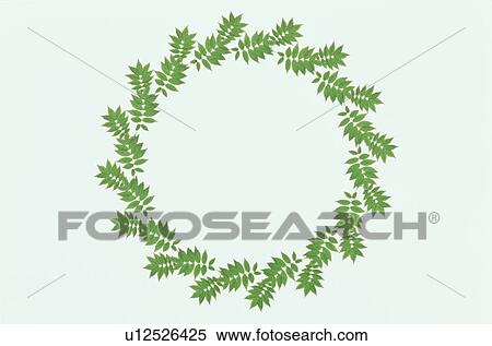 The Round Frame Of Leaves View Large Photo Image Stock Photography - The Round Frame Of Leaves. Fotosearch