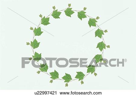 Stock Image - The Round Frame. Fotosearch