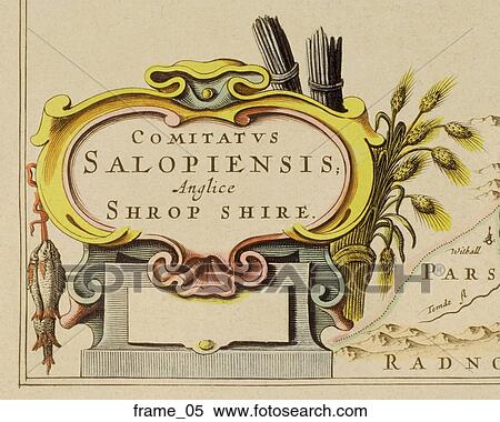 Antique Map Cartouche (hand-colored copper engraving) View Large Illustration Stock Illustration - Antique Map Cartouche (hand-colored copper engraving). Fotosearch