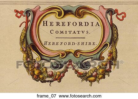 Antique Map Cartouche (hand-colored copper engraving) View Large Illustration Stock Illustration - Antique Map Cartouche (hand-colored copper engraving). Fotosearch