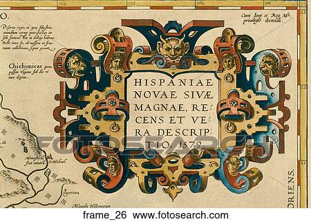 Antique Map Cartouche (hand-colored copper engraving) View Large Illustration Stock Illustration - Antique Map Cartouche (hand-colored copper engraving). Fotosearch
