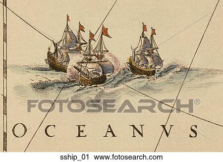 Antique Map Detail (hand-colored copper engraving) View Large Illustration Clip Art - Antique Map Detail (hand-colored copper engraving). Fotosearch