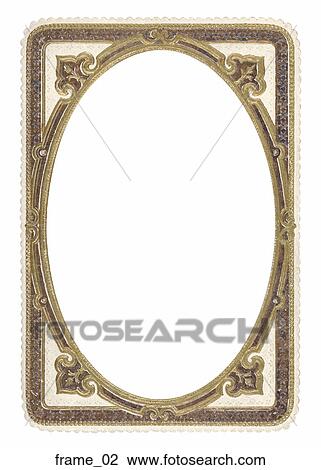 アンティークな地図 Cartouche Hand Colored 銅 Engraving スケッチ Frame 02 Fotosearch